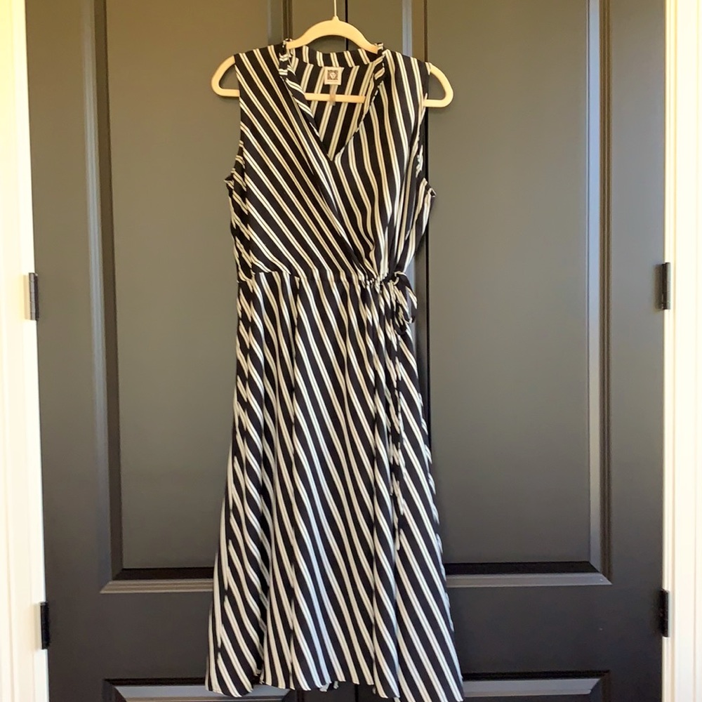 Size 0X Anne Klein striped dress